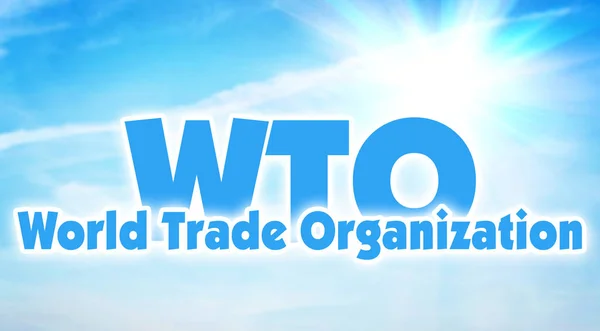 WTO, World Trade Organization. International global economic union of states