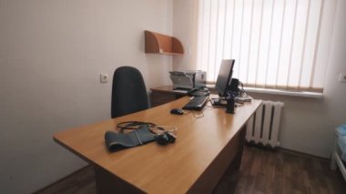 Boş bir doktor ofisi. Klinikte. Hastane ve ilaç.
