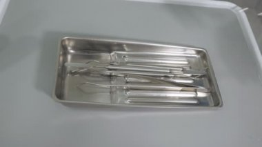 El döner düğme kontrolü. Tıbbî ofiste düğme çevirmek, dişçi kliniği için elektronik ekipman..