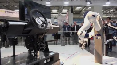 Ibg robot ve insan işbirliği Messe Hannover, Almanya'nın adil olarak sunulması