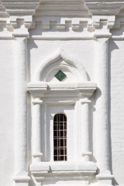 John the Baptist, 1638, ahşap bir kilisede yerine adına manastırdaki Tanrı Odigitria anne üç katmanlı tapınağı inşa edilmiştir. Yazar adı bilinmiyor. Rusya, Vyazma, Nisan 2018.