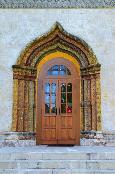 Den Födelsekatedralen Savvino Storozhevsky Kloster Byggdes 1405 Gammal Moskva Stil — Stockfoto