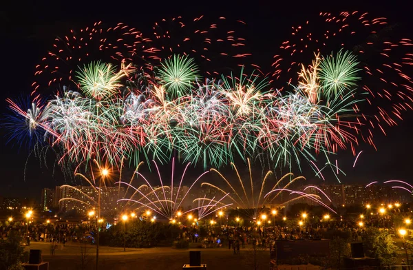 Moskova 2018 fireworks festival. Andorra 