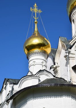 Savvino-Storozhevsky Manastırı Nativity katedral 1405 eski Moskova tarzında inşa edilmiştir. Yazar bilinmiyor. Rusya, ZVENIGOROD, Ağustos 2018