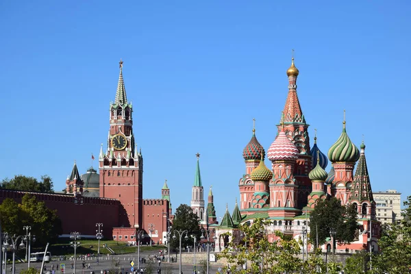 Mosca Russia Ottobre 2017 Cattedrale Costruita Sulla Piazza Rossa Nel — Foto Stock