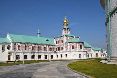 İsa'nın doğuş yemekhane odalarında yeni Kudüs manastır kilisenin aynı anda 1692'chambers ile inşa edilmiştir. Prenses Tatyana Romanova emriyle. Rusya, Istra, Eylül 2018