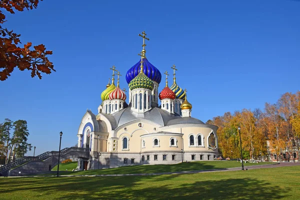Kyrkans Förvandling Peredelkino Ligger Territorium Uppehållet Patriarken Moskva Den Första — Stockfoto