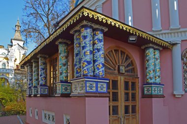 Peredelkino başkalaşım kilisede Moskova Patriği ve tüm Rusya'nın Köşkü toprakları üzerinde yer alır. Tapınak tarihi 1646 hakkında ilk bilgiler. Rusya, Moskova, Ekim 2018