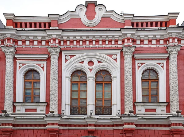 塞克列雷亚列夫装饰华丽的豪宅是由建筑师尼古拉 科兹洛夫斯基在1850年至1853年期间建造的 俄罗斯 莫斯科 2019年2月 — 图库照片