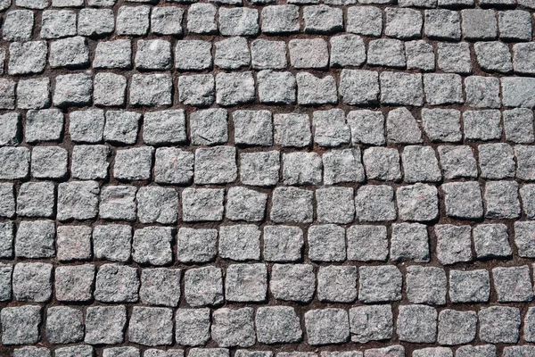 Kolomna Kremlin Katedral meydanının taş blokları. Rusya, Kolomna, Nisan 2019.