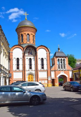 Tanrı'nın annesi Kilisesi Elizabeth Lyamina pahasına 1896 yılında inşa edilmiştir. Tapınağın mimarı Sergey Rodionov. Rusya, Moskova, Haziran 2019