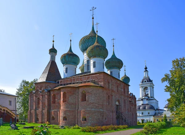 根据沙皇约翰的法令 显灵大教堂建于1553 1555年亚伯拉罕修道院的领土上 作者未知 俄罗斯 罗斯托夫 2019年8月 — 图库照片