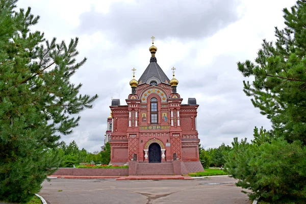 Egyház Alexander Nevsky Mikhailovskaya Sloboda Épült Huszadik Század Elején Egyetlen — Stock Fotó