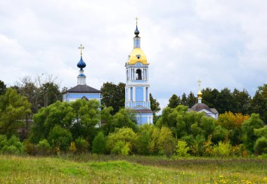 Bakire Burcu Kilisesi 1682-1708 yılında Büyükşehir Hilarion emriyle inşa edilmiş site daha önce manastırın bu işgal. Suzdal, Rusya, Ağustos 2019.