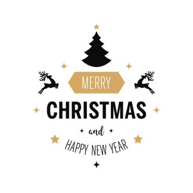 Altın beyaz arka plan metin tebrik merry Noel süsler