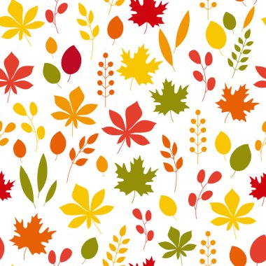 Sonbahar pürüzsüz bir desen bırakır. Duvar kağıtları, kartlar, ambalajlar, kıyafetler ve diğer şeyler için kullanılabilir..