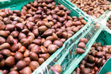 kestane fındık dükkanı sayaç üzerinde