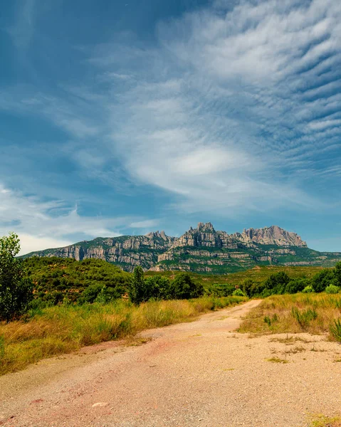 View of the Monastery of Montserrat in Catalonia, near Barcelona. — Stock Photo, Image