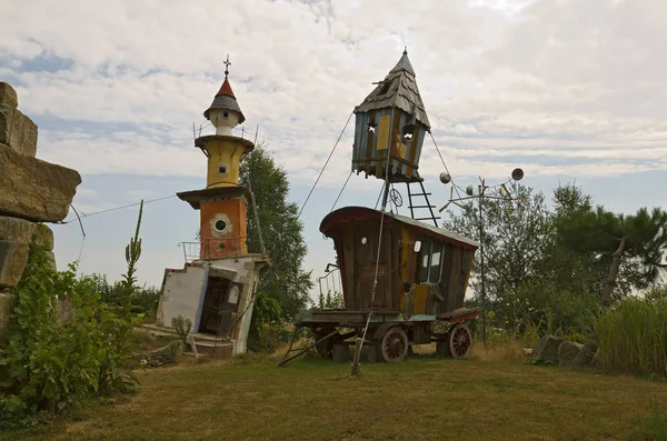 Crazy Constructions Pretty House Fairytale Turret Wago — Stock Photo, Image