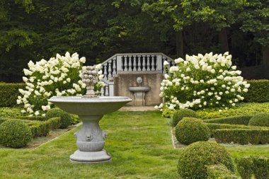 Gizli Bahçesi, botanik Park, yüksek Bretagne hedge tarafından çevrili