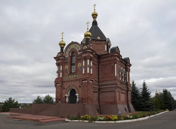 Kostel Alexandra Něvského Mihaly Plánu Předloženého Cros — Stock fotografie