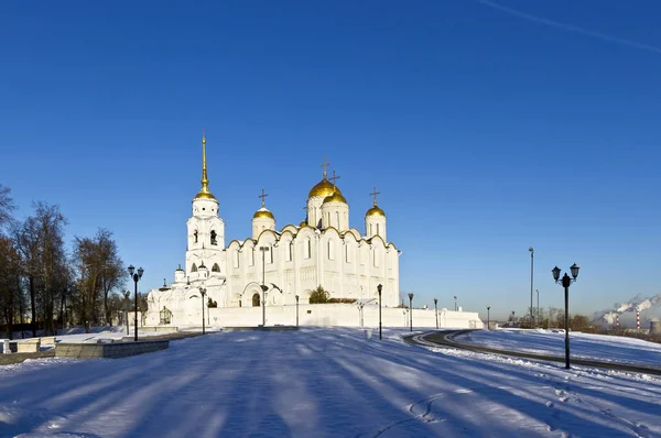 Assumption Katedralen Den Viktigaste Templet Vladimir Russi Stockbild