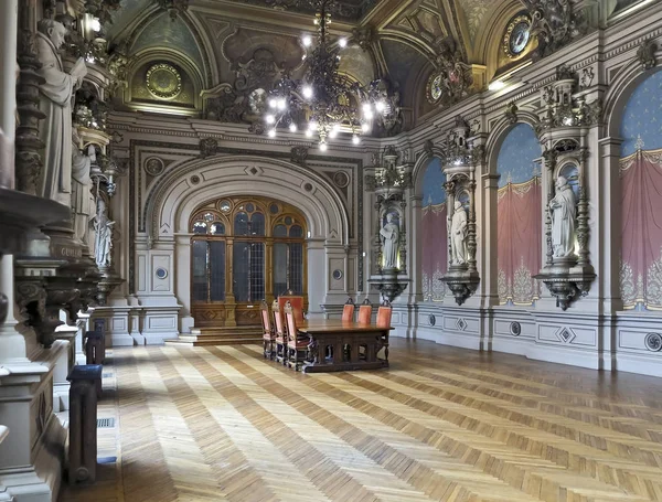 Salle Des Abbés Monastère Bénédictin Fecamp — Photo