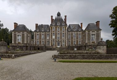 Chateau de Balleroy Fransız Normandy Architectur mükemmel bir örnektir