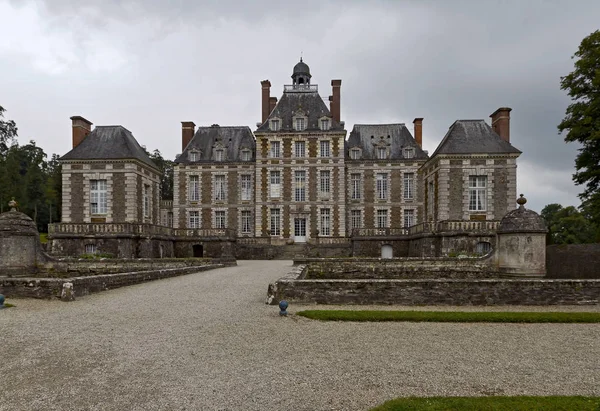 Chateau Balleroy Ist Ein Perfektes Beispiel Für Die Architektur Der lizenzfreie Stockbilder