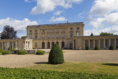 Chateau de Bizy was rebuilt in stone with a roof terrace with a balustrade