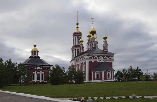 Church Archangel Michael Mihaly Ornate Five Domed Church Three Tiered — Stock Photo, Image