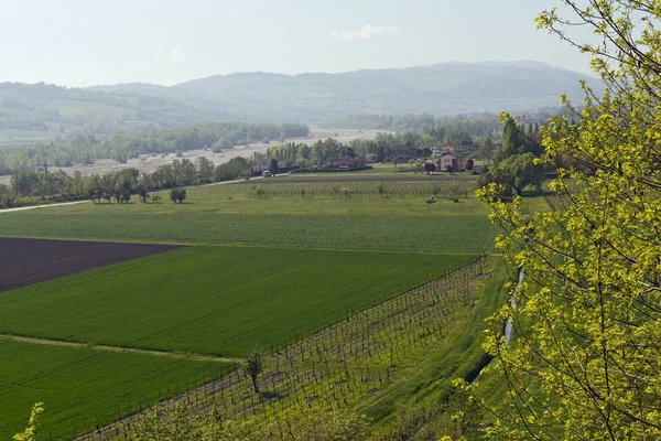 Emilia-Romagna: periferia de Torrechiara — Fotografia de Stock