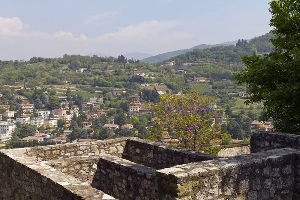 Brescia, view from castle hill — Stock Photo, Image