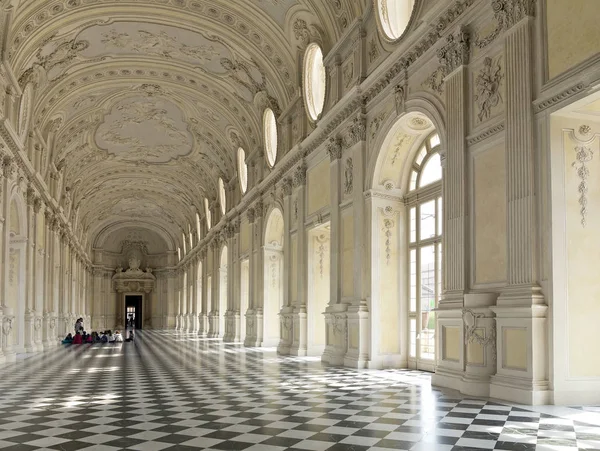 Galleria grande, la Venaria Reale, Reggia — Fotografia de Stock