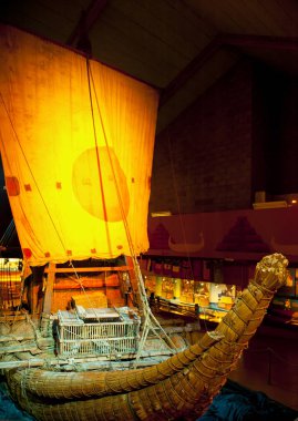 Oslo, Norveç - 27 Ağustos 2016: Oslo Kon-Tiki müzesinde Ra II