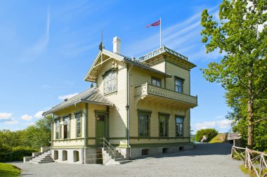 BERGEN, NORWAY - JULY 19, 2018: Edvard Grieg`s Troldhaugen House in Bergen 