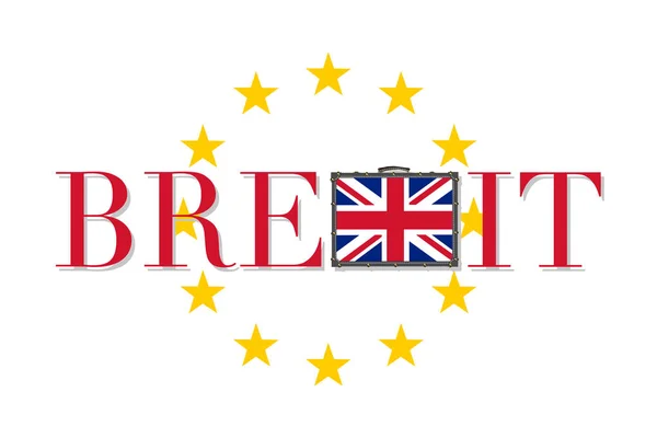 Illustration vectorielle du Brexit — Image vectorielle