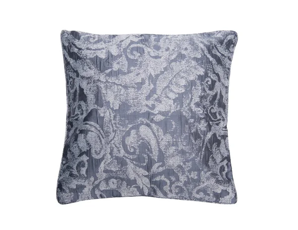 Almohada Patrón Ornamental Jacquard Aislada Sobre Fondo Blanco —  Fotos de Stock