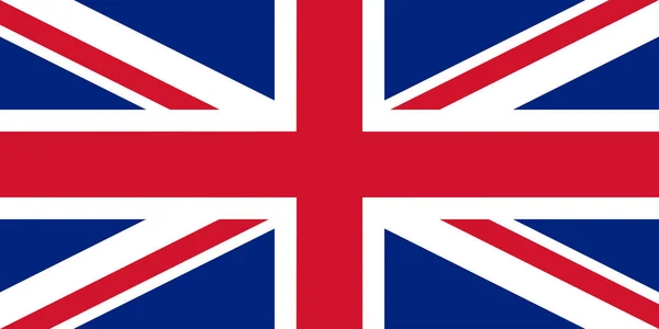 Vector bandera británica — Vector de stock