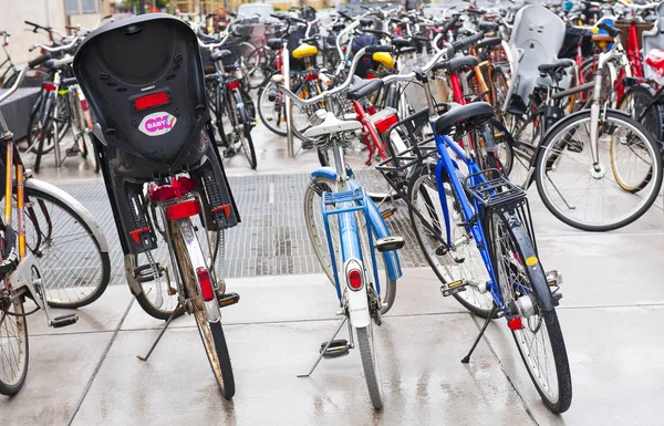 Malmö Sverige Juni 2014 Cyklar Centrum Malmö — Stockfoto