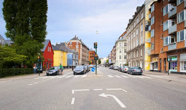 Kopenhagen Denemarken Juli 2014 Straat Kopenhagen — Stockfoto