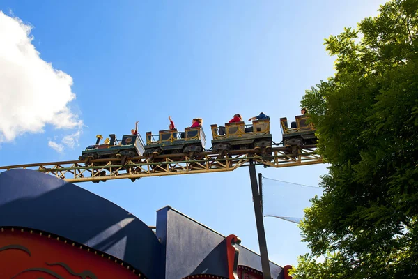 Köpenhamn Danmark Juni Odin Express Tivoli Den Juni 2014 Köpenhamn — Stockfoto