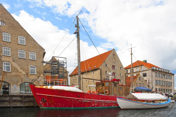 Köpenhamn Danmark Juli 2014 Köpenhamns Vattenkanaler Köpenhamn Danmark — Stockfoto