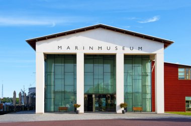 Karlskrona, İsveç - 17 Eylül 2011: Karlskrona'daki Marinmuseum