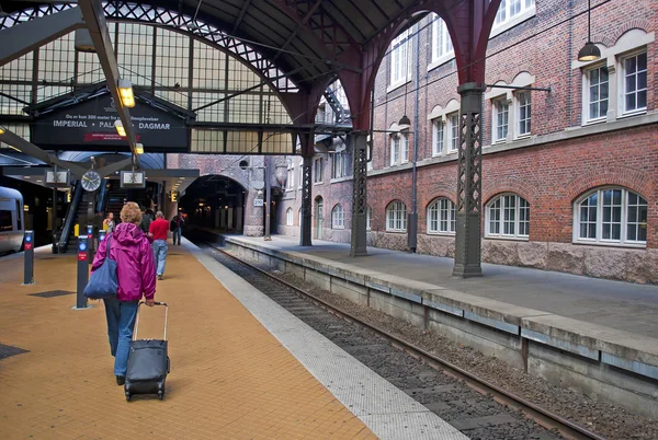 Köpenhamn Danmark Juni 2014 Central Stationen Köpenhamn — Stockfoto