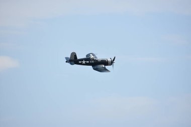Chicopee, MA-14 Temmuz: Corsair at 2018 büyük yeni Ingiltere Airshow Westover Air Reserve Base Chicopee, Massachusetts, Temmuz 'da görüldüğü gibi 14, 2018.