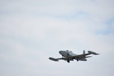 Chicopee, MA-Temmuz 14: Lockheed Shooting Star T33 de 2018 büyük yeni Ingiltere Airshow Westover Air Reserve Base Chicopee, Massachusetts, Temmuz 'da görüldüğü gibi 14, 2018.