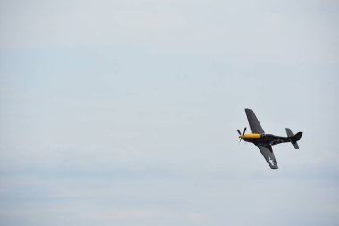 Chicopee, MA-14 Temmuz: P-51 Mustang içinde 2018 büyük yeni Ingiltere Airshow Westover Air Reserve Base Chicopee, Massachusetts, Temmuz 'da görüldüğü gibi 14, 2018.