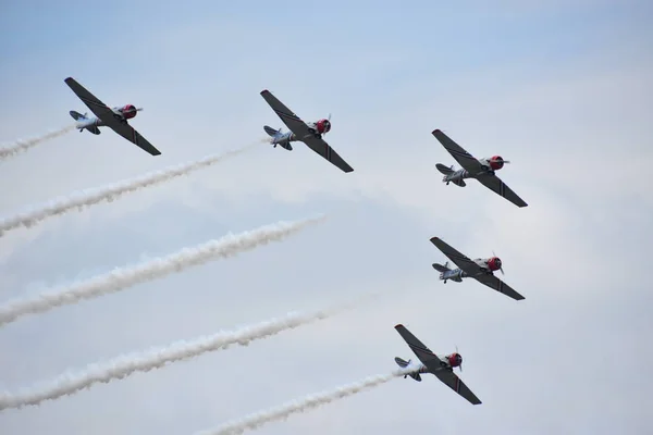 Chicopee Jul Geico Skytypers Gran Exposición Aérea Nueva Inglaterra 2018 — Foto de Stock