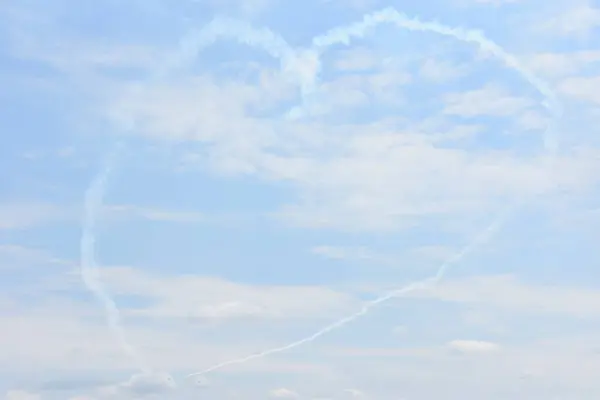马时科皮 7月14日 2018年7月14日 在马萨诸塞州奇科皮的韦斯特皮空军基地举行的2018年大新英格兰航空展上 Geico Skytypers — 图库照片